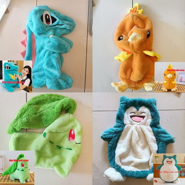 Potdemiel Pokémon Snorlax Totodile Chikorita Torchic, Plüschtiere, Plüsch Puppen - Bild 1