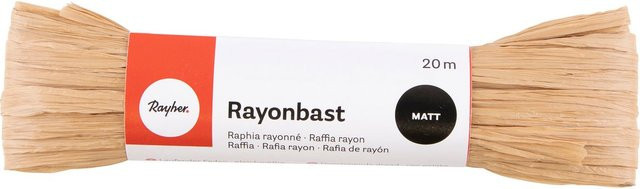 Rayher Rayonbast aus Viskose in Braun matt - Bild 1