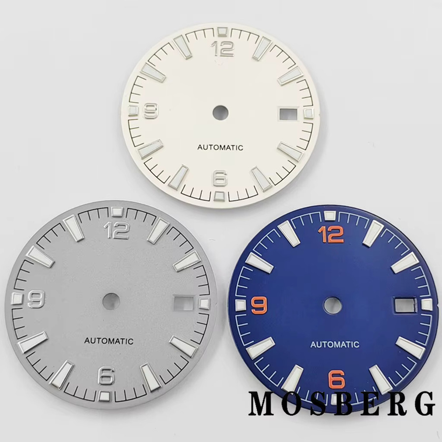 Zifferblatt grün leuchtend, 31 mm, für NH34 NH35 Uhrwerk, Unisex - Bild 2