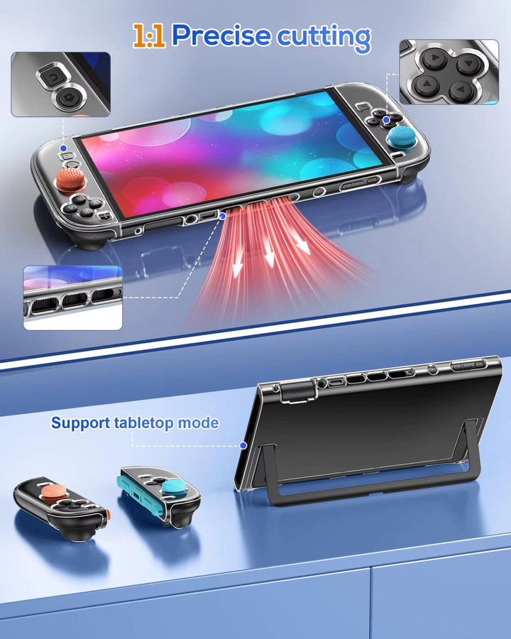 Transparente Schutzhülle für deine Nintendo Switch 2 Konsole und Joypads - Bild 4
