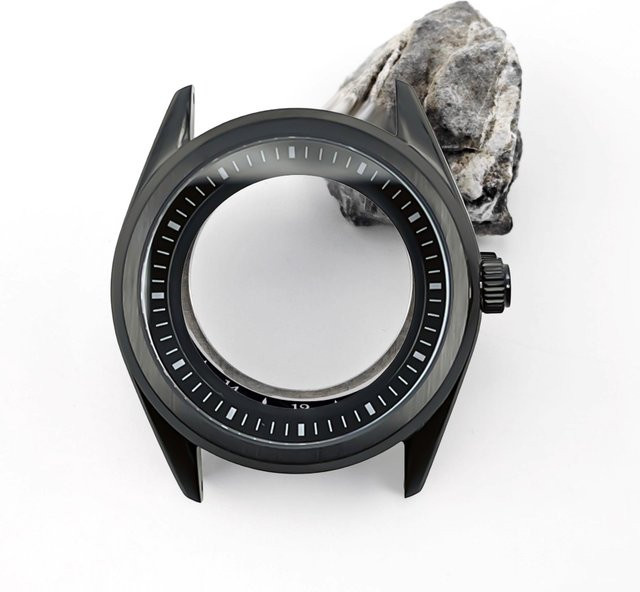 FancyWrist Uhrengehäuse Edelstahl, 39,5 mm, Silber, Saphirglas - Bild 1