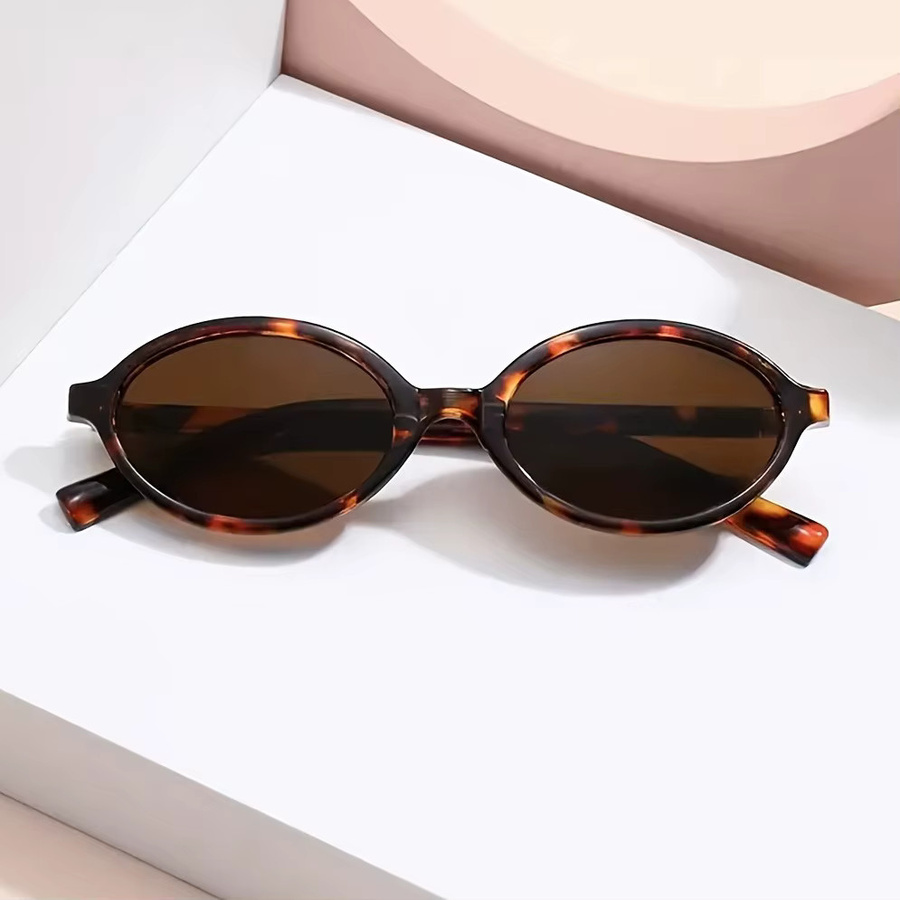 DIXSG Korrektionsbrille, Oval, Vollrand, Kunststoff, Braun, Damen - Bild 2