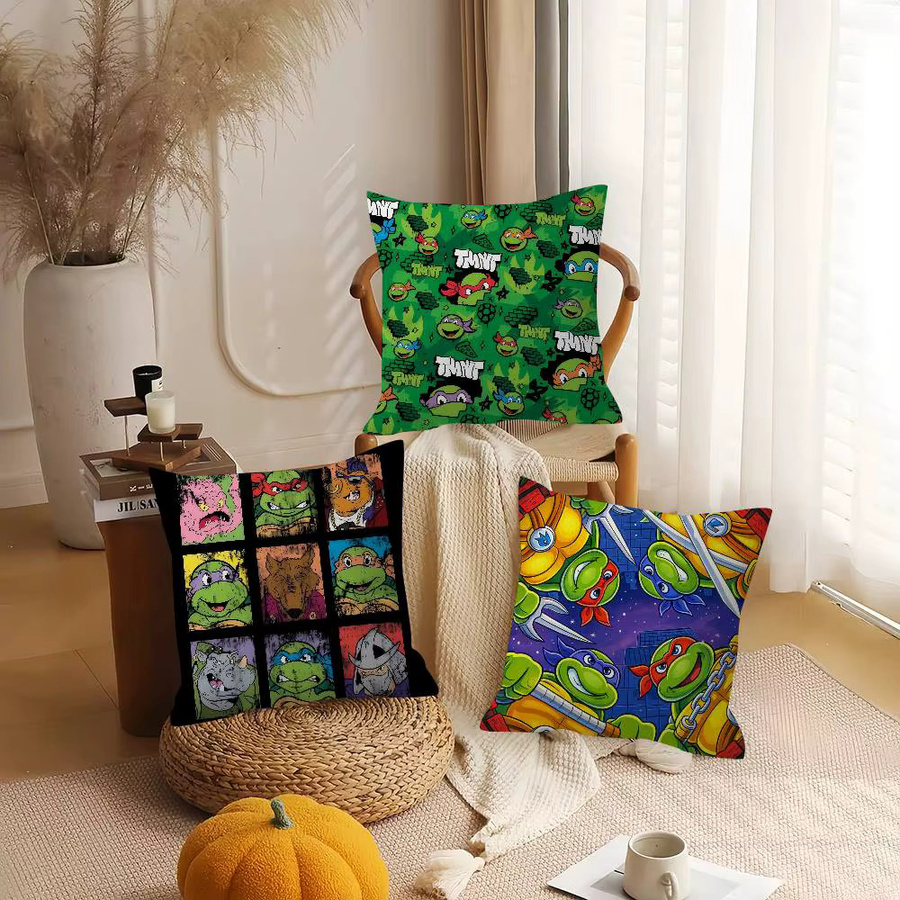 Rastar Teenage Mutant Ninja Turtles Kissen, quadratisch, Multicolour, B/B: 30,0 x 30,0 cm - Bild 2