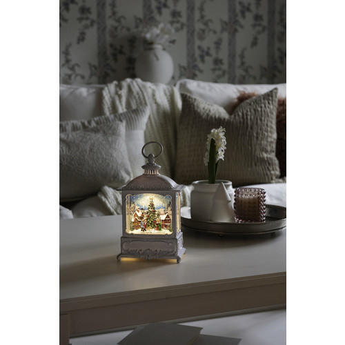 Konstsmide LED-Wasserlaterne in Weiss mit Leuchtmittel, B/H/T: 8,5 x 25 x 13,5 cm - Bild 2