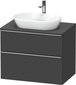 Duravit Waschtischunterschrank D-Neo Wandmontage Grau Matt B/T/H: 80 x 55 x 66,4 cm - Bild 1