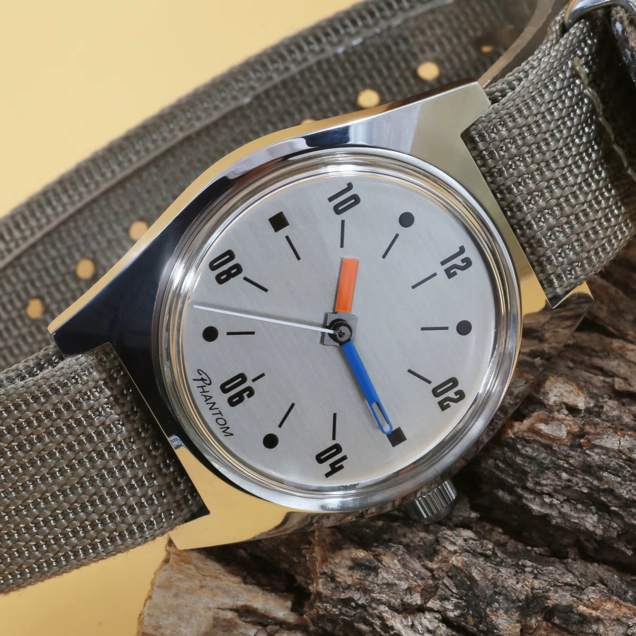 PHANTOM Armbanduhr, Handaufzug, Edelstahl, 36 mm, Herren - Bild 5