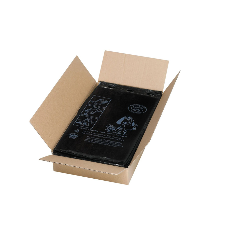 PROREGAL Hundekotbeutel Schwarz, 2000 Stück, H x B x T: 20 x 33 x 0,01 cm - Bild 2