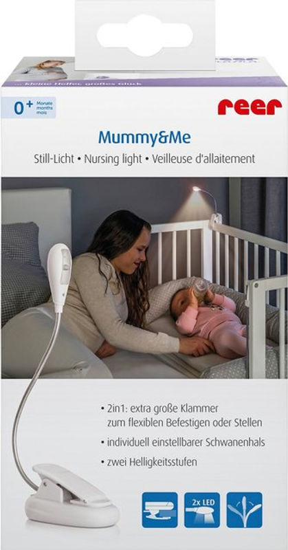 Reer LED-Stilllicht Mummy & Me Nachtlicht Weiß - Bild 2