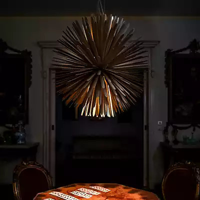 Foscarini Sun Light of Love Sospensione LED Pendelleuchte in Gold/Messing - Bild 1