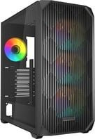 Sharkoon AK3 RGB Tower-Gehäuse in Schwarz mit USB-C und ATX-Unterstützung - Bild 1