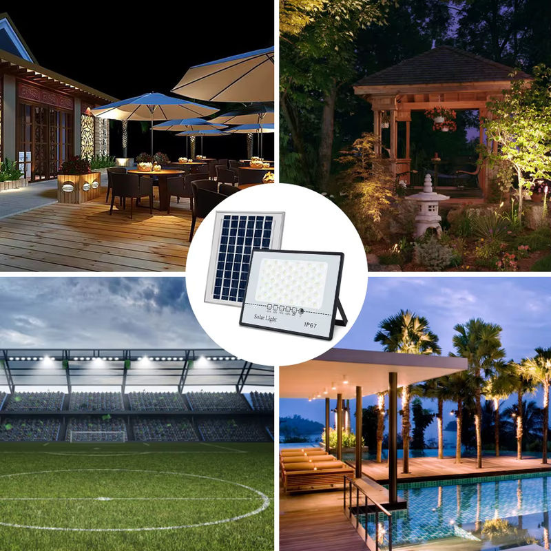 AVACOM Solar LED Flutlicht Reflektor IP65 Wasserdicht für Garten, Straße und Wand in Schwarz - Bild 5