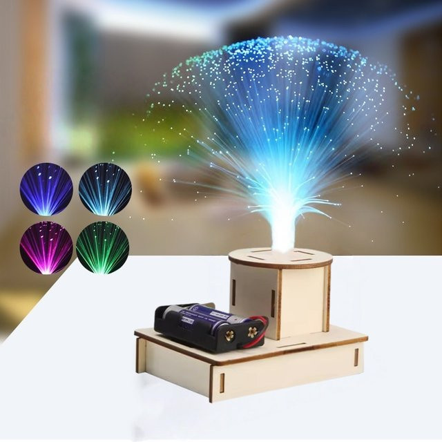 Meade DIY Bunte Glasfaser Lampe Kit, Wissenschaft Experiment, Spielzeug - Bild 1