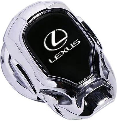 Lexus Dekorative Start Stopp Knopf Abdeckung für den Auto Innenraum in Silber - Bild 1