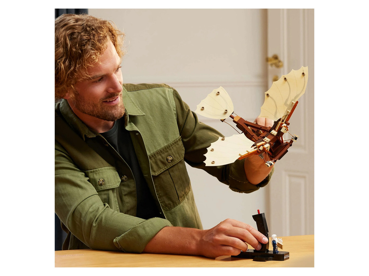 LEGO Icons Leonardo da Vincis Fluggerät Konstruktionsspielzeug - Bild 3