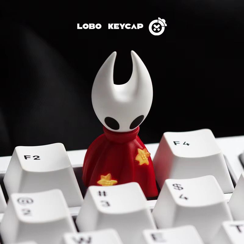 Hollow Knight Silksong Hornet Artisan Keycap aus Harz in Rot für deine Tastatur - Bild 2