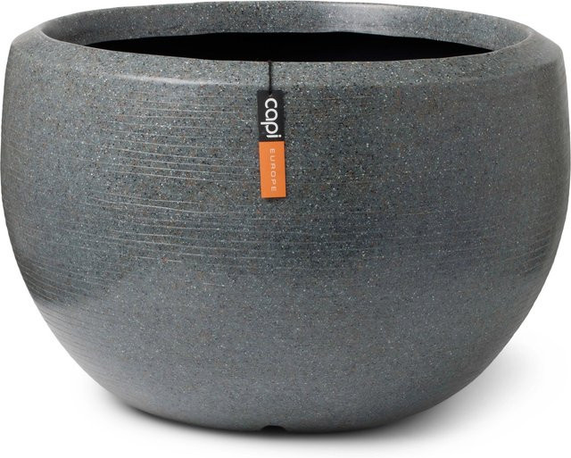 Capi Pflanzgefäß Kugel Granite in Anthrazit, Durchmesser: 67 cm, Höhe: 45 cm - Bild 1
