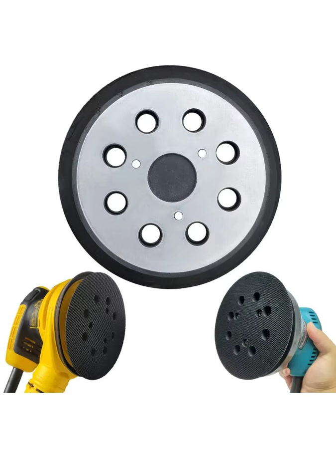 Black+Decker 8-Loch Ersatz-Schleifpads und Klett-Trägerplatten für Holzbearbeitungswerkzeuge, 5 Zoll, 1/3 Stück - Bild 7