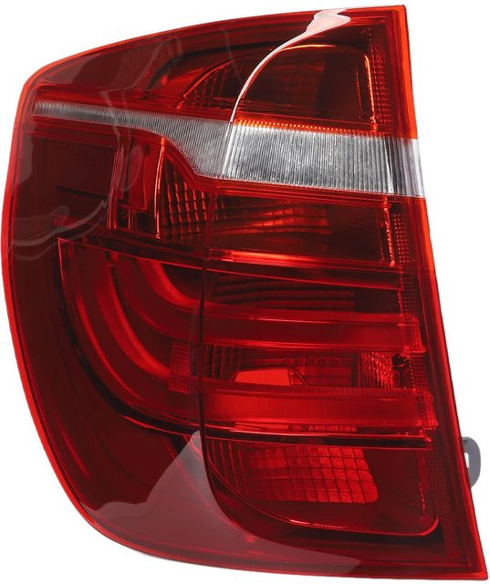 Koogeelife Äußere Rückleuchte im OEM-Stil für BMW X3 F25 (2011 bis 2017), Wetterfeste Bremsleuchte mit roter und klarer Linse, Seite Links - Bild 1