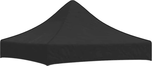 vidaXL Partyzelt-Dach für Faltpavillon in Schwarz, B/T: 200 x 200 cm, aus Polyester mit PVC-Beschichtung - Bild 1
