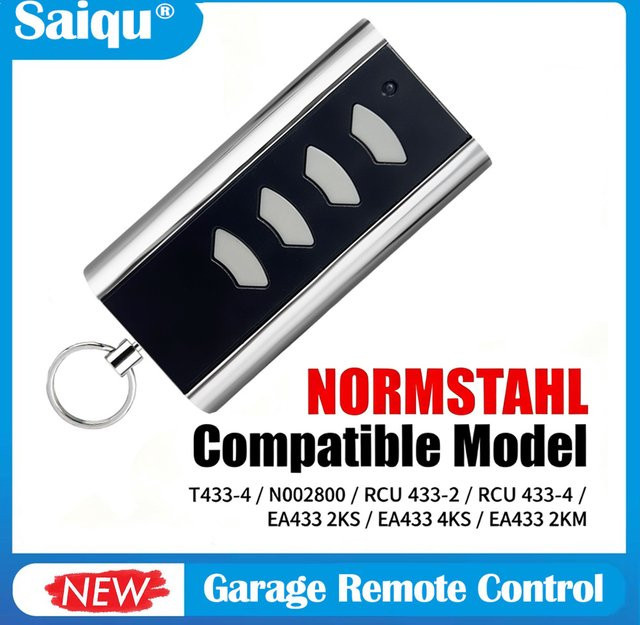 Crawford Garagentor-Fernbedienung aus Metall für Normstahl RCU 433 2K und Crawford 4KS 2KS RCU EA433 N002800 mit 433,92 MHz Rolling Code - Bild 1