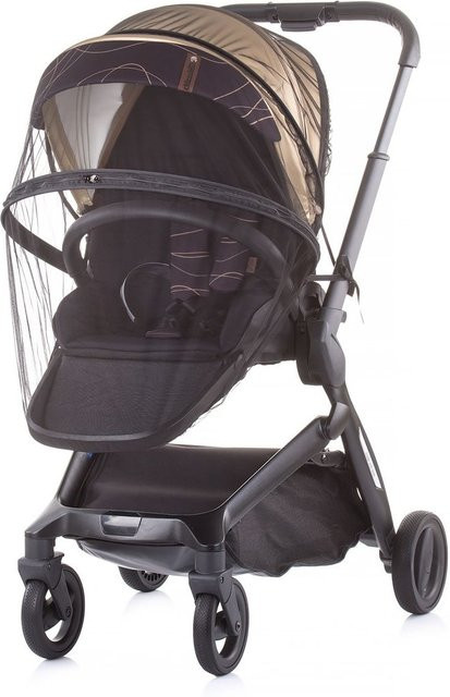 Chipolino Moskitonetz Lux Insektenschutz für Kinderwagen und Buggy in Schwarz - Bild 1