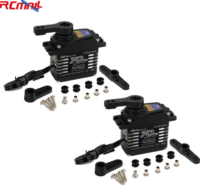 Stemedu Digital Servo, 2-teiliges Set, Metall, Schwarz - Bild 1