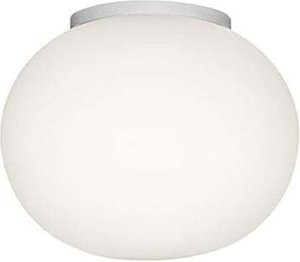 Flos Mini Glo-Ball Wand- und Deckenleuchte in Weiß und Grau mit Opalglaskugel und dimmbarer Funktion - Bild 1