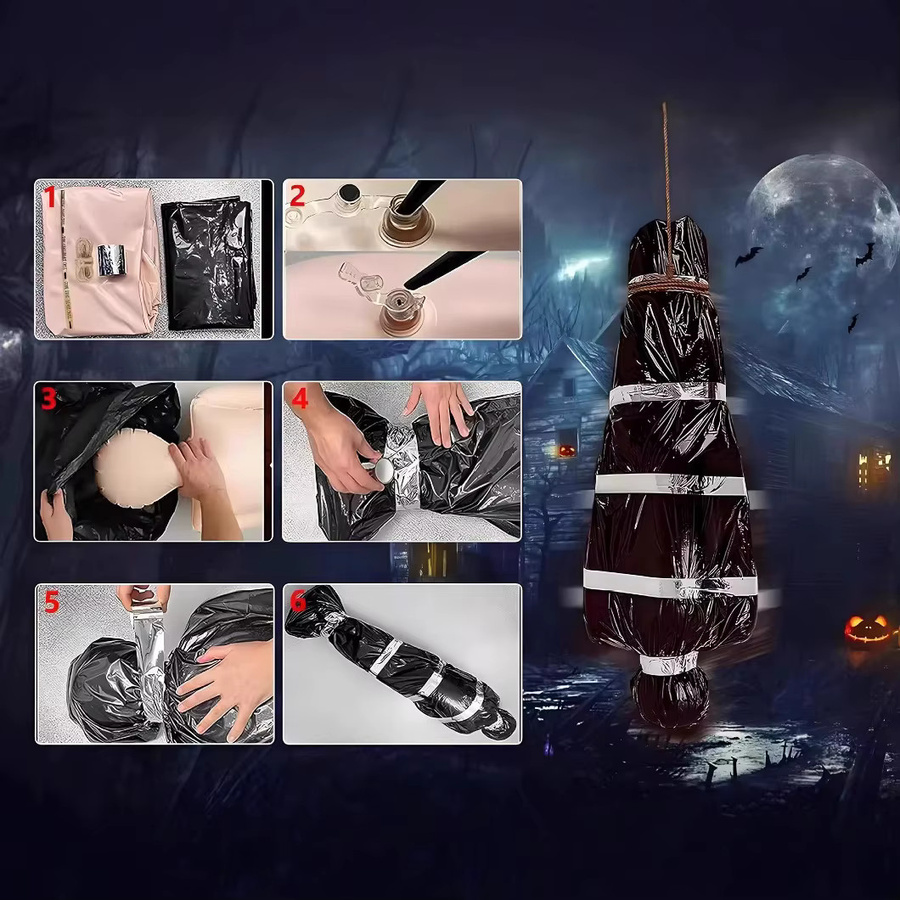 Aufblasbares Halloween Zombie-Modell aus PVC für Gruselparty und Horror-Dekoration von CatXaa - Bild 2