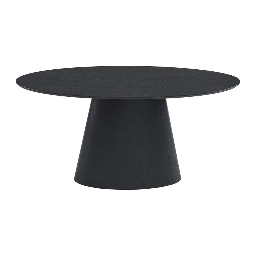 Vente-unique Esstisch Antelada in Schwarz matt aus MDF, Breite: 160 cm - Bild 2