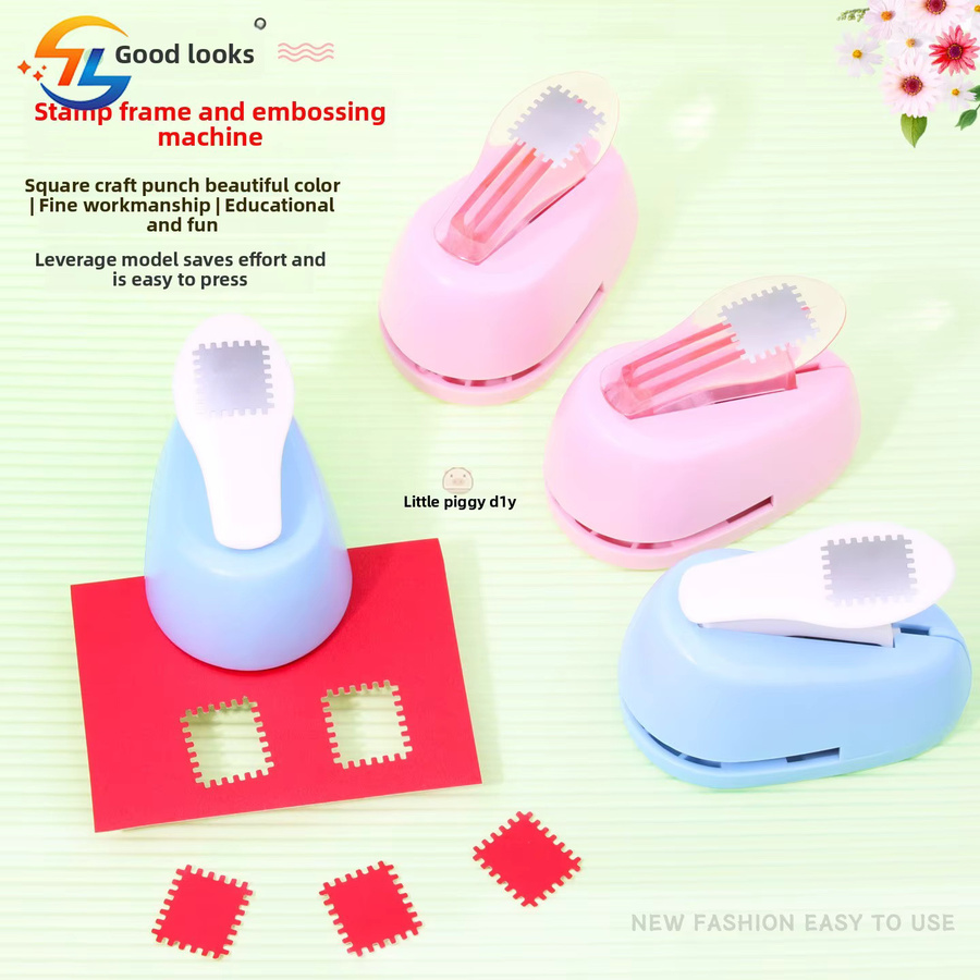 DIY Prägemaschine Embosser für Handwerk und Scrapbooking in Pink - Bild 3