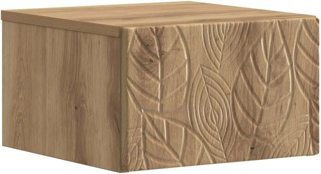 vidaXL Wandmontierter Nachttisch Artisan-Eiche in Braun, B/T/H: 49 x 34,5 x 20 cm - Bild 1