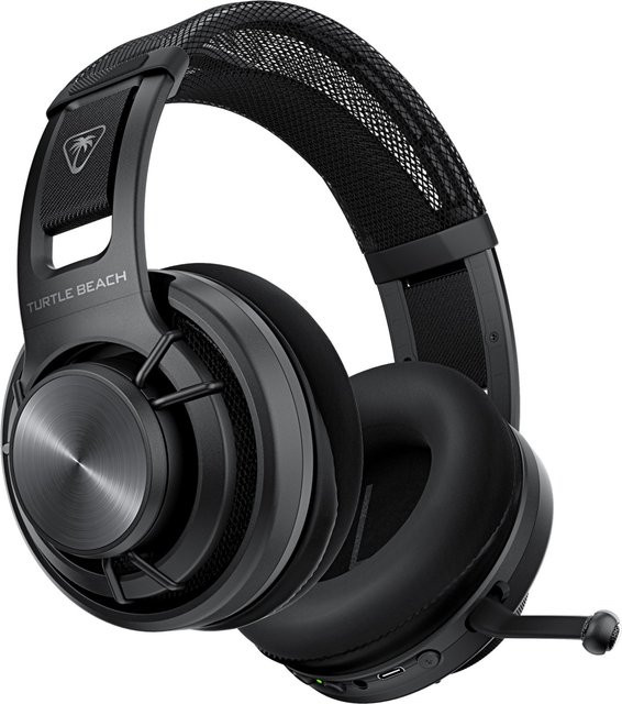 Turtle Beach Atlas Air Kabelloses Over-Ear Gaming-Headset in Schwarz mit Bluetooth, 2,4 GHz Funk und 3,5 mm Anschluss - Bild 2