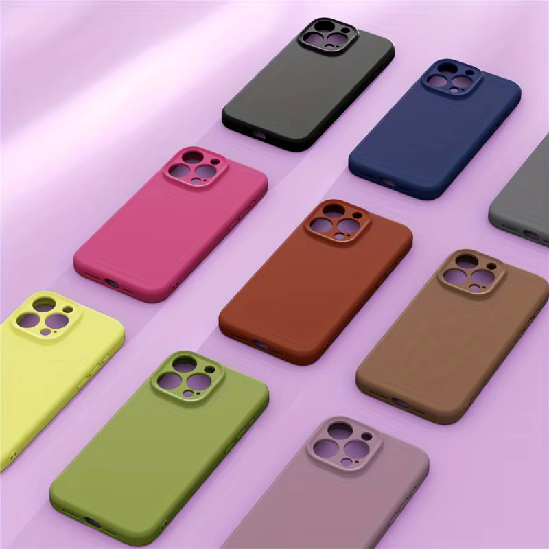 Magnetische Flüssigsilikon Handyhülle für Apple iPhone 17 16 15 14 13 12 11 Pro Max Plus in Purple - Bild 3
