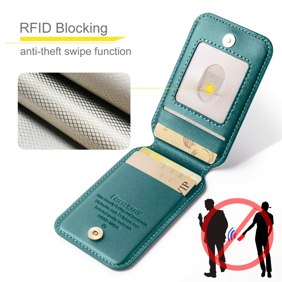 Abnehmbare Lederhülle als Brieftaschenhülle für Samsung Galaxy S26 S25 S24 Ultra S23 S22 Plus A57 A56 A55 A37 A36 A35 A25 A17 A16 A15 in Weiß - Bild 2