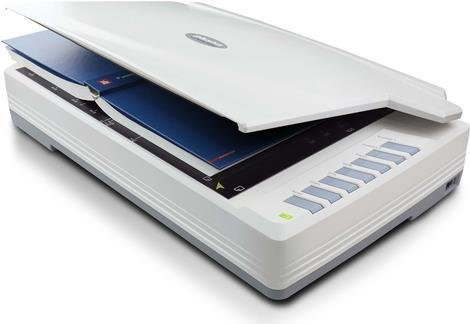 Plustek OpticBook A320E Flachbettscanner A3 mit CCD-Technik, 800 dpi und USB 2.0 in Weiß - Bild 2