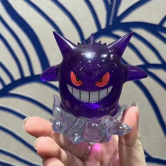 Yiran toy 1 Pokemon Gengar Actionfigur Q Version Puppe Ornament Set - Bild 1