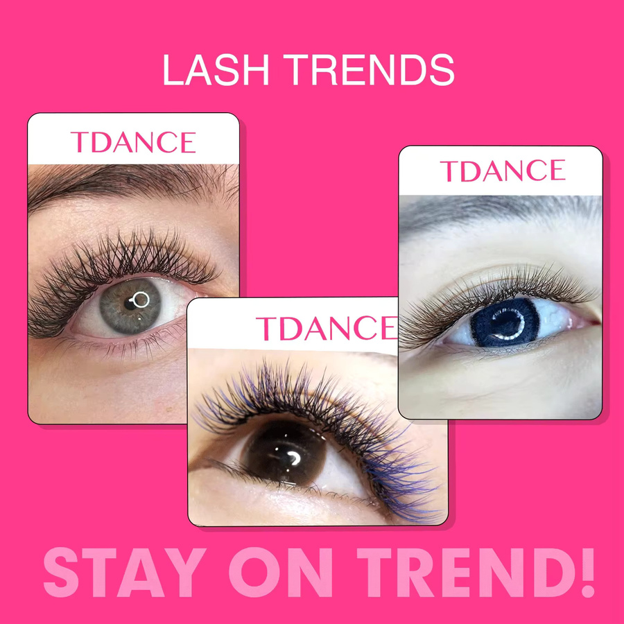 TDANCE W-Stil Fächer-Wimpernverlängerung, Natural, Unisex - Bild 5