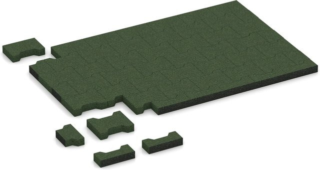 WARCO Pflasterstein Grasgrün B: 20,0 cm, T: 16,5 cm, H: 4,3 cm - Bild 1