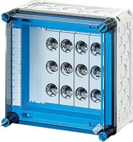 Hensel Verteilergehäuse DZ 4x3x25A DII E27 Mi 3225 in Weiß - Bild 1