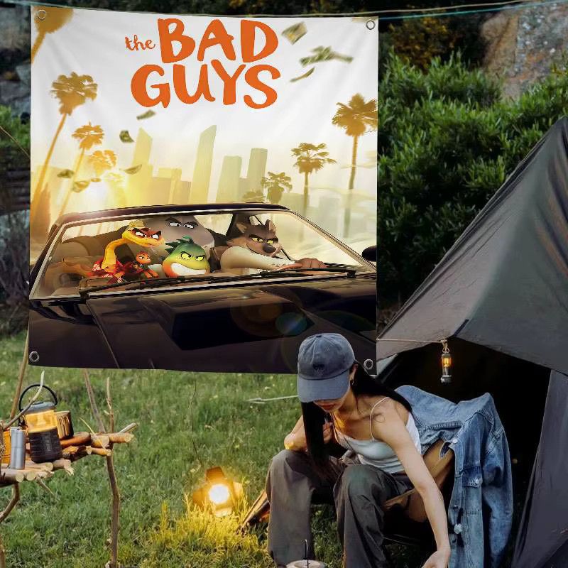 Potdemiel Party Banner The Bad Guys 2 Rote Werbefahne zum Aufhängen - Bild 5