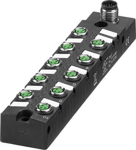 Phoenix Contact SACB-10/3-L-M12-M8 HD 1197576 Sensor-Aktor-Box M8-Verteiler mit Metallgewinde in Schwarz - Bild 1