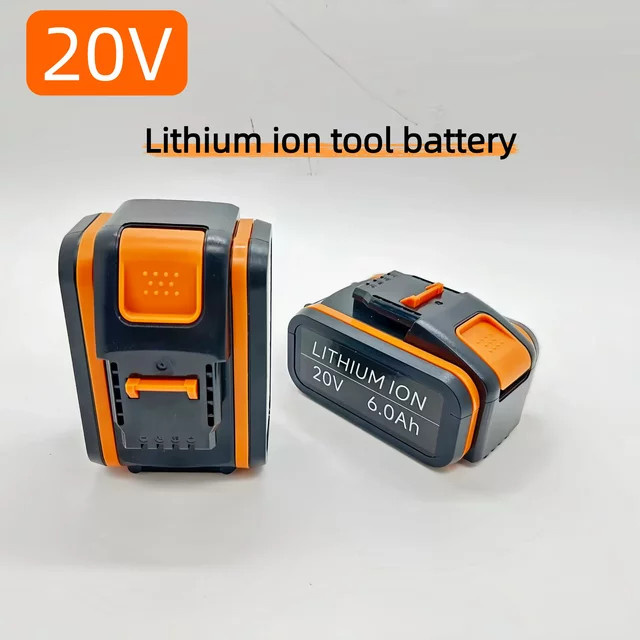 Worx 20 V Lithium-Ionen-Ersatzakku kompatibel mit Worx-Werkzeugen (5,0 Ah bis 12,0 Ah) - Bild 1