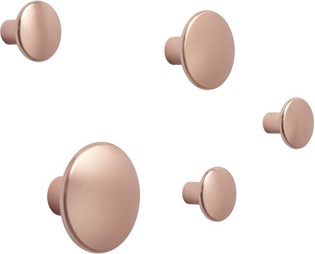 Muuto Dots Metall Haken in Pink Matt - Bild 1