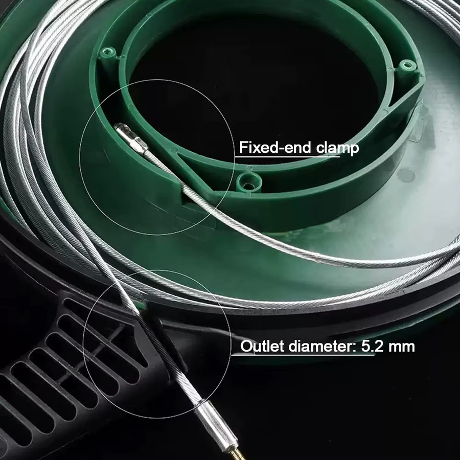 Elektrisches Fischband von tungfull aus Stahl für schwere Kabelzieharbeiten, Länge: 30 m, Breite: 0,6 cm - Bild 4