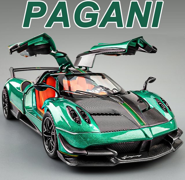 Pagani Huayra BC Zonta, Miniatur Modell Spielzeug, 1:24, mit Licht und Sound - Bild 1