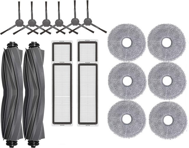 Dreame Bot L10 Prime und L10s Pro Zubehör Set mit Hauptbürste, HEPA-Filter und Mop-Tüchern - Bild 1
