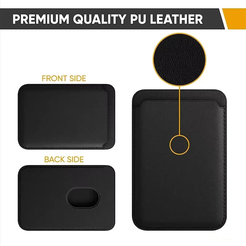 VYOPBC Magnetische Leder-Brieftaschenhülle mit MagSafe Kartenhalter für iPhone 17 16 Pro Max und Samsung S25 S26 Ultra, Farbe: Lila - Bild 2