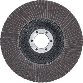 BGS Fächer-Schleifscheibe Ø 125 mm, Grau - Bild 1