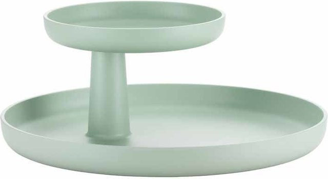 Vitra Rotary Tray Etagere rund in Grün aus ABS-Kunststoff - Bild 1