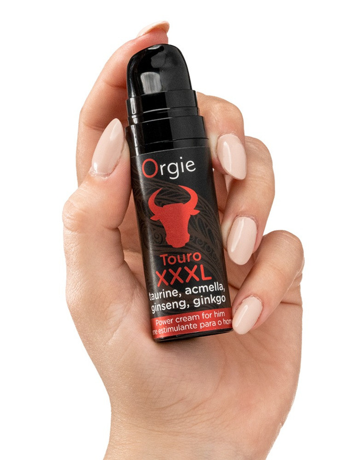 Orgie Touro XXXL Creme für Herren, mit Acmella, Taurin, Ginkgo-Extrakt, Ginseng - Bild 3
